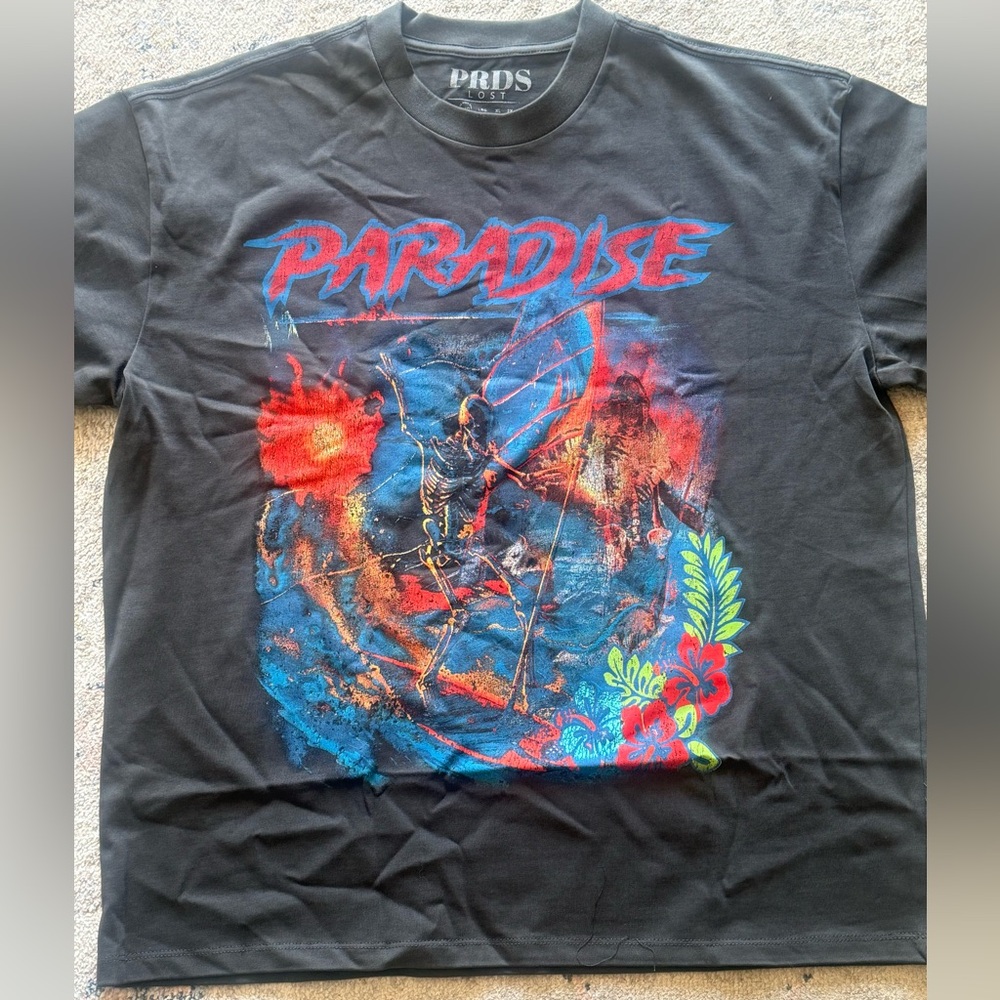 PRDS Lost Paradise Graphic T Shirt Men’s XL Streetwear- Control Your Wave